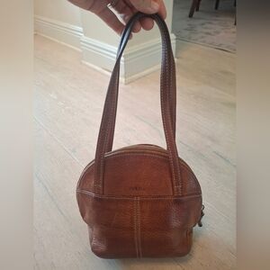 Fossil Brown Leather Handbag